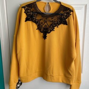 2XL Goldenrod Shein Curve Sweater